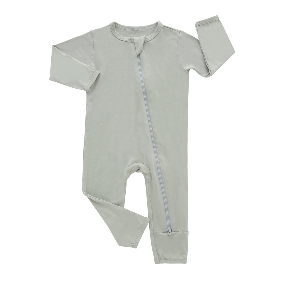 NWT Light Green Bamboo Romper - 0-3, 3-6, 6-12